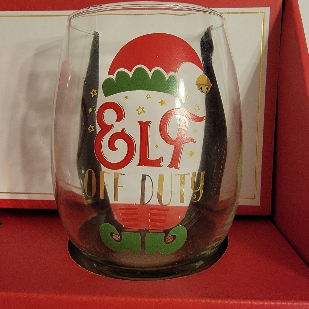 NIB Christmas Mug & Wine Glass Set - Picture 3 of 3